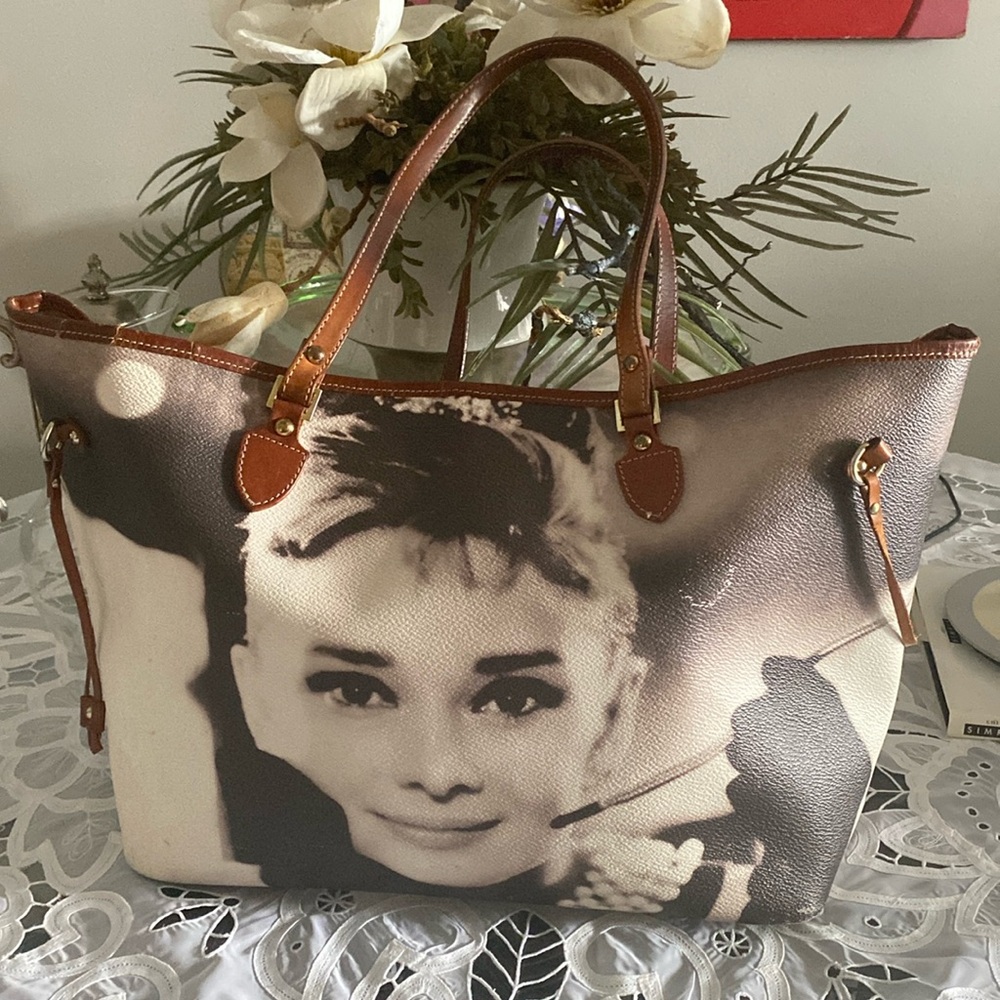 Baggy Audrey Hepburn Tote shoulder leather Handbag